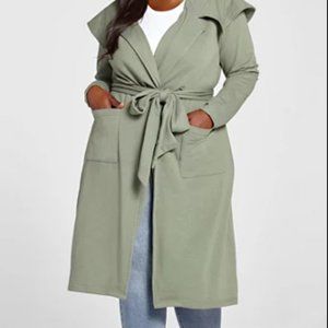 Fashion to Figure Sage Green Belted Coat